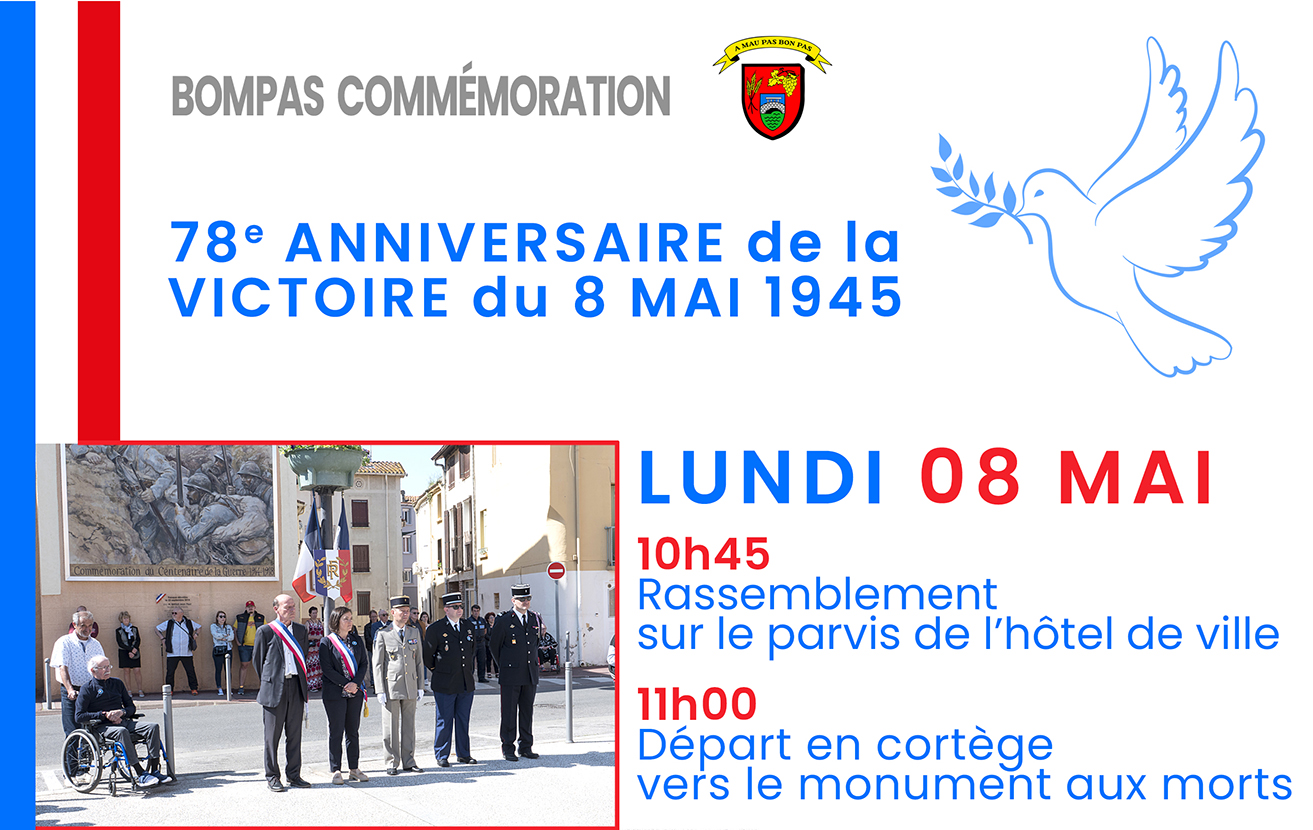 Commémoration De L'armistice Du 8 Mai 1945 - Mairie De Bompas